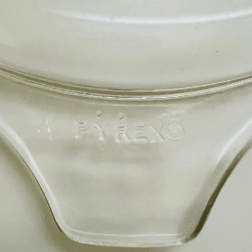 PYREX Burnt Orange Autumn Harvest Wheat Stalk 473-B Casserole Dish 1 Qt With Lid